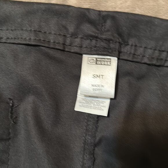 Wonder Wink S Tall Solid Black Gray Drawstring 3 Pocket Cargo Scrub Pants 38/33 - Picture 8 of 10